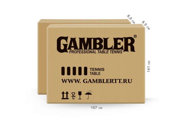 Теннисный стол GAMBLER Edition Indoor GREEN