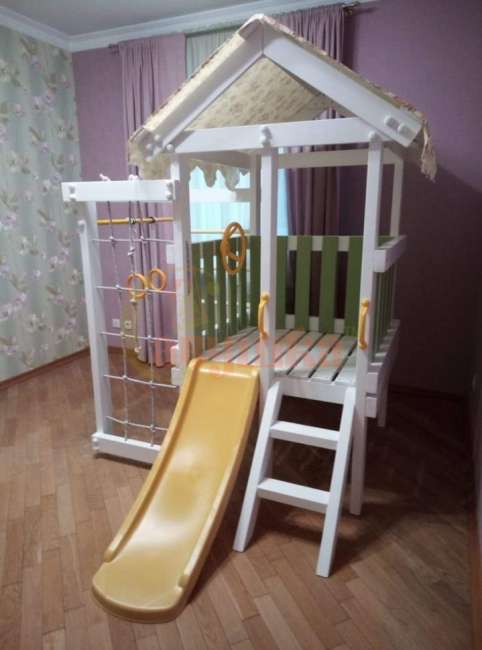 Игровой комплекс Савушка Baby 12 оливковый