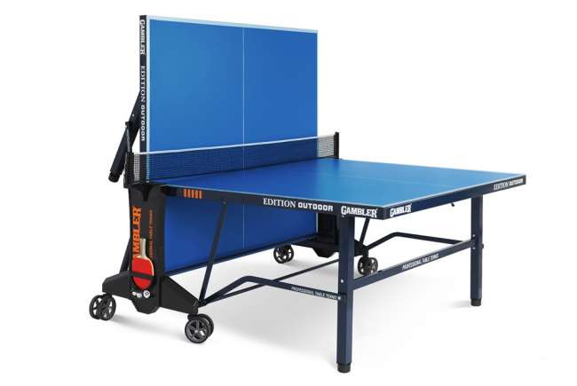 Теннисный стол всепогодный GAMBLER Edition Outdoor BLUE