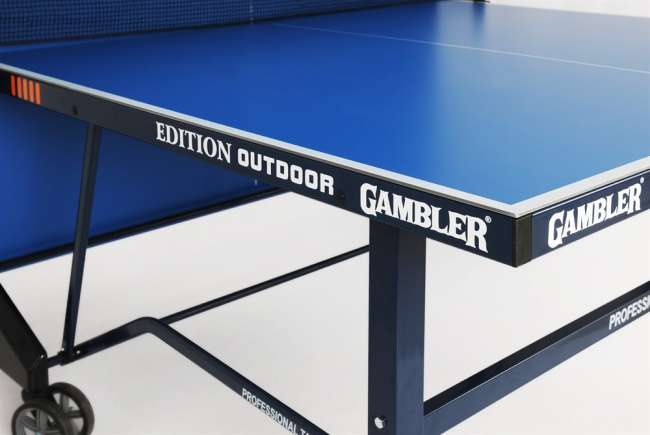 Теннисный стол всепогодный GAMBLER Edition Outdoor BLUE