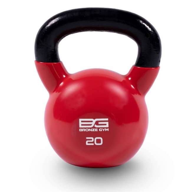 Гиря BRONZE GYM В ВИНИЛОВОЙ ОБОЛОЧКЕ 20 КГ