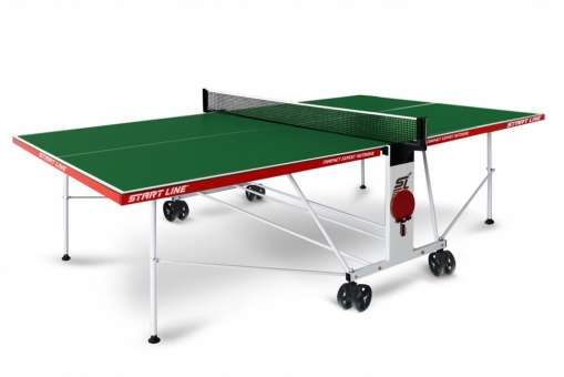Всепогодный теннисный стол Start Line Compact Expert Outdoor зеленый