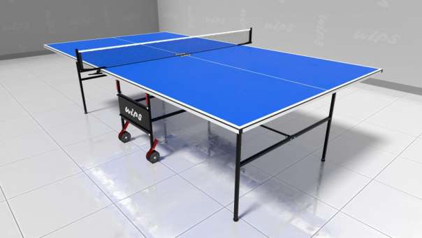 Всепогодный теннисный стол WIPS Roller Outdoor Composite 6 мм синий (СТ-ВКР)