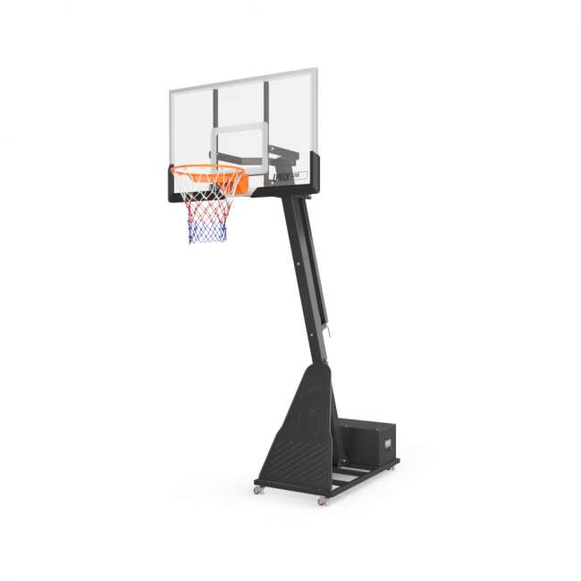 Баскетбольная стойка UNIX Line B-Stand-PC 54"x32" R45 H230-305 см с платформой для противовеса