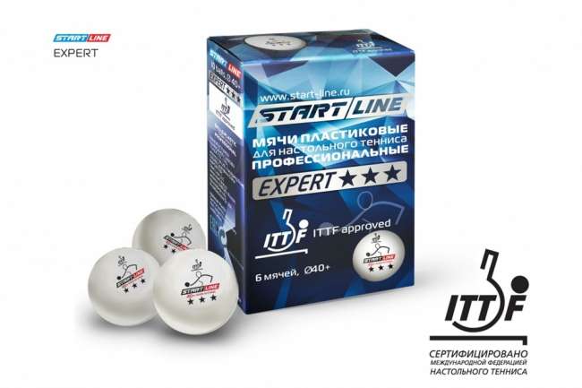 Мячи для настольного тенниса Start Line EXPERT 3*