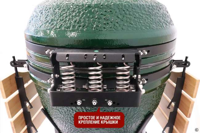 Керамический гриль-барбекю Start Grill 24 дюйма CFG (зеленый) (61 см)