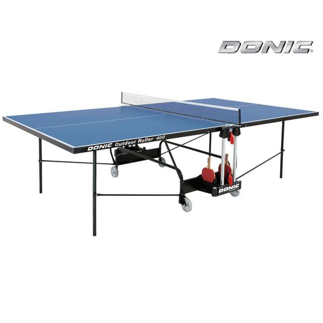 Всепогодный теннисный стол Donic Outdoor Roller 400 синий Всепогодный теннисный стол Donic Outdoor Roller 400 синий