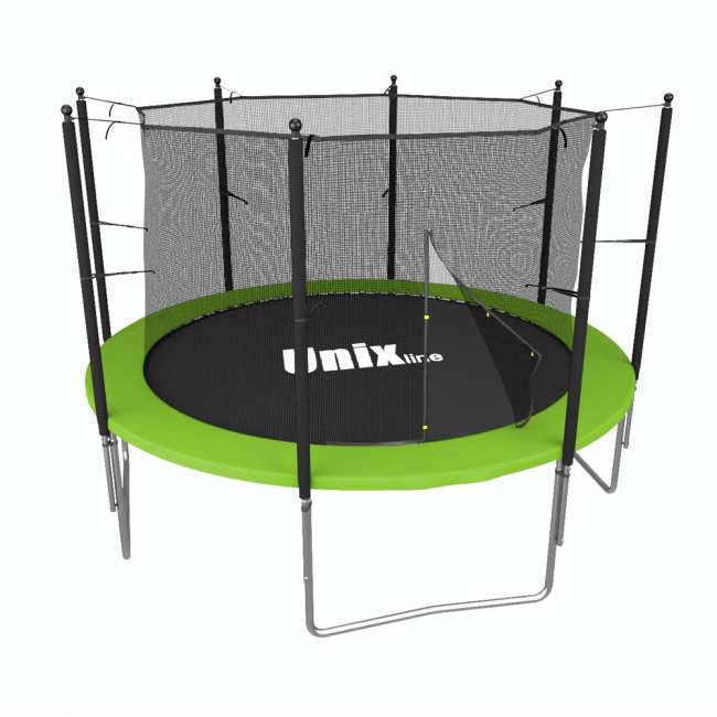 Батут с сеткой UNIX line Simple 10 ft Green inside
