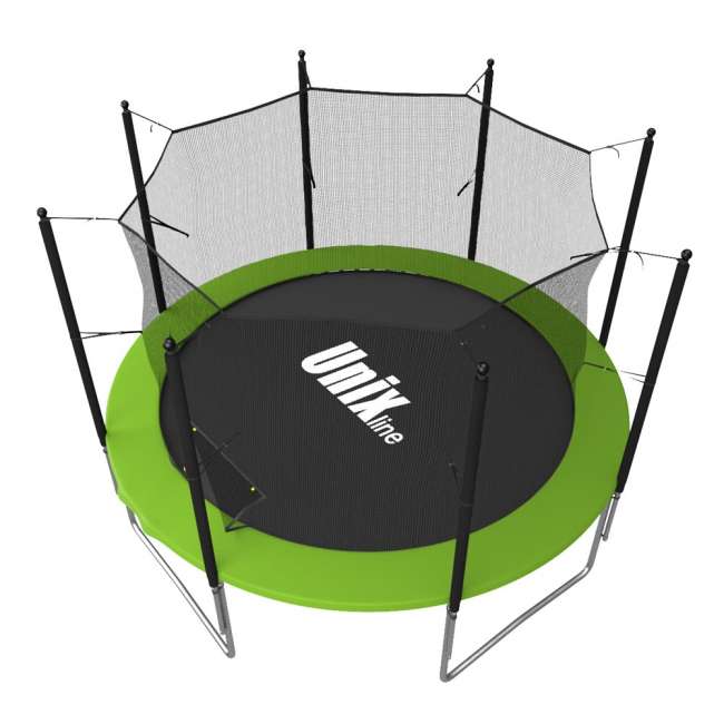 Батут с сеткой UNIX line Simple 10 ft Green inside
