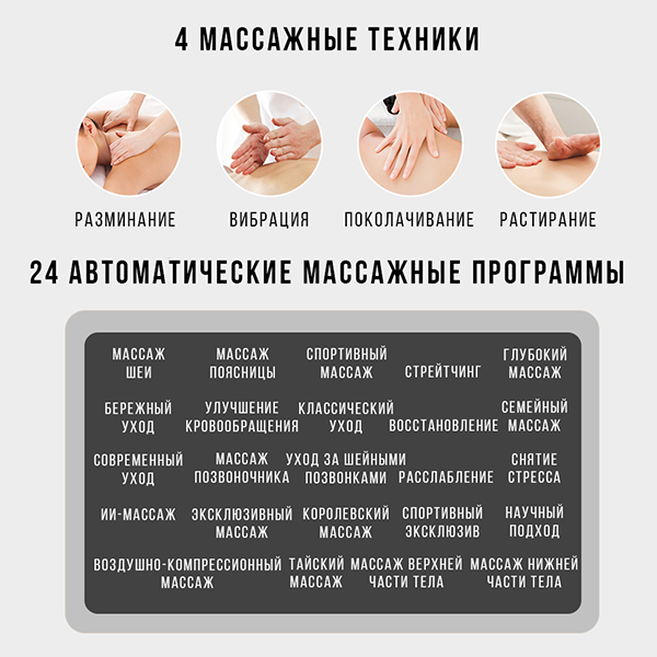 Массажное кресло Méridien Houston (black) Массажное кресло Méridien Houston (black)
