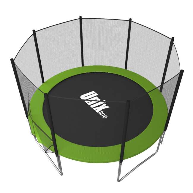 Батут с сеткой UNIX line Simple 8 ft Green outside Батут с сеткой UNIX line Simple 8 ft Green outside