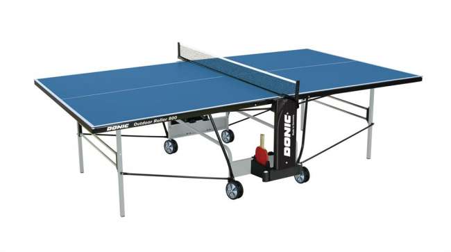 Всепогодный теннисный стол Donic Outdoor Roller 800 синий Всепогодный теннисный стол Donic Outdoor Roller 800 синий
