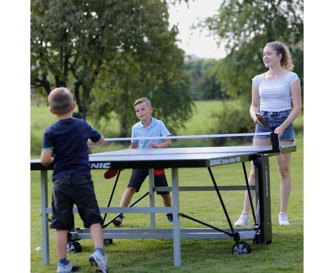 Теннисный стол всепогодный DONIC OUTDOOR ROLLER 1000 GREY