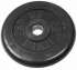 Диски обрезиненные Barbell 51 мм черные, вес от 1,25 до 25 кг в ассортименте