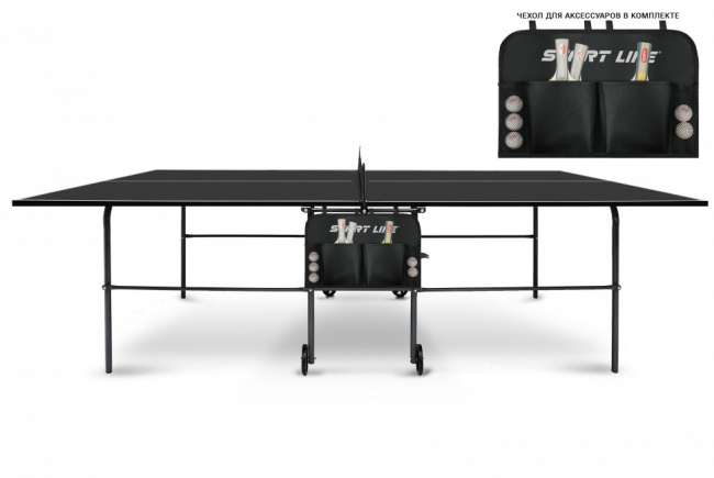 Теннисный стол Start Line Olympic Black с сеткой Теннисный стол Start Line Olympic Black с сеткой
