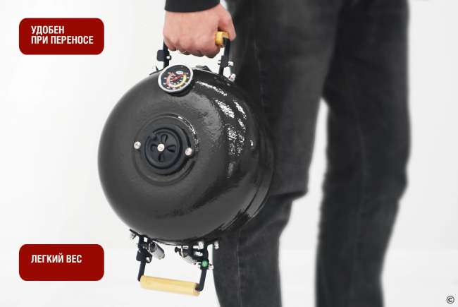 Портативный керамический гриль Start Grill TRAVELLER 12 дюймов (черный) (30,5 см) Портативный керамический гриль Start Grill TRAVELLER 12 дюймов (черный) (30,5 см)