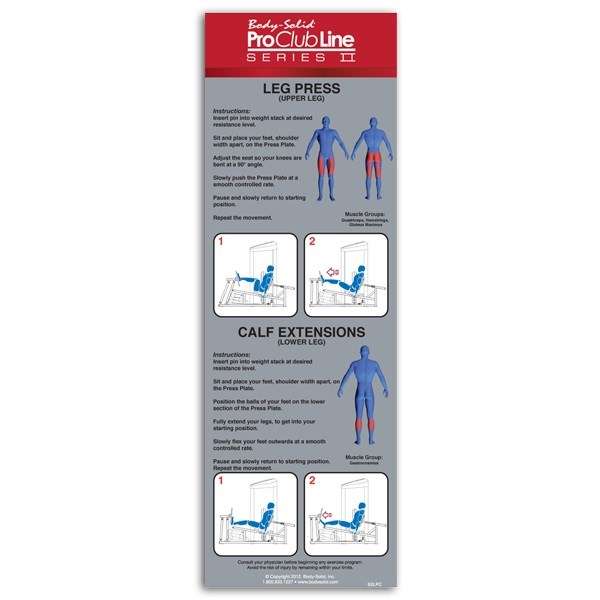 Горизонтальный жим ногами Body-Solid S2LPC
