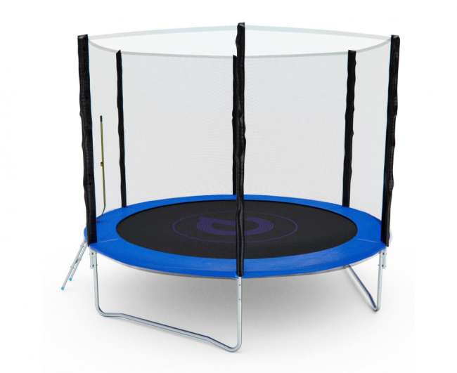 Батут с сеткой DFC PELPO 10ft с лестницей BLUE Батут с сеткой DFC PELPO 10ft с лестницей BLUE