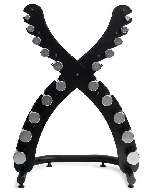 Стойка для гантелей Х-образная на 10 пар VictoryFit VF-T300
