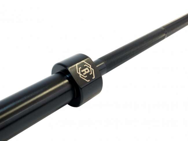 Гриф олимпийский прямой черный 86" до 226 кг REBEL R-OB86-500BK