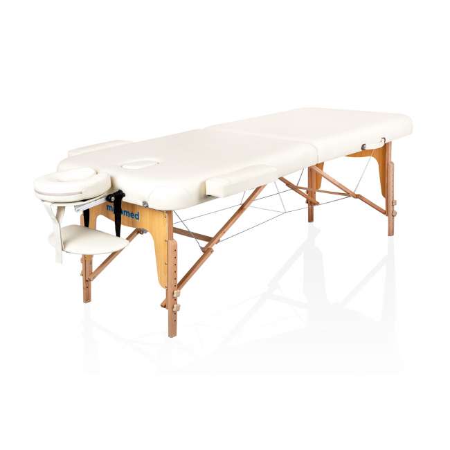 Массажный стол складной Mizomed Premium Pro 2 XL (80см) кремовый