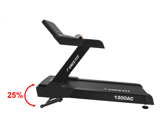 Беговая дорожка профессиональная UNIXFIT T-1300 PRO (LED) 