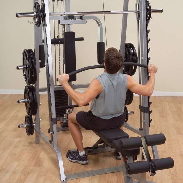 Мультистанция на базе машины Смита BodySolid GS348P4