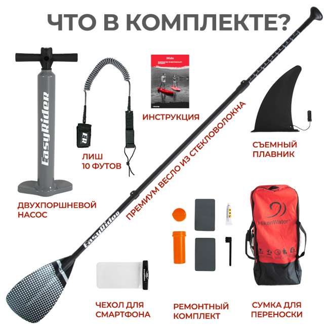 SUP-борд HIKEN WATER Aquamarine 11.6 SUP-борд HIKEN WATER Aquamarine 11.6