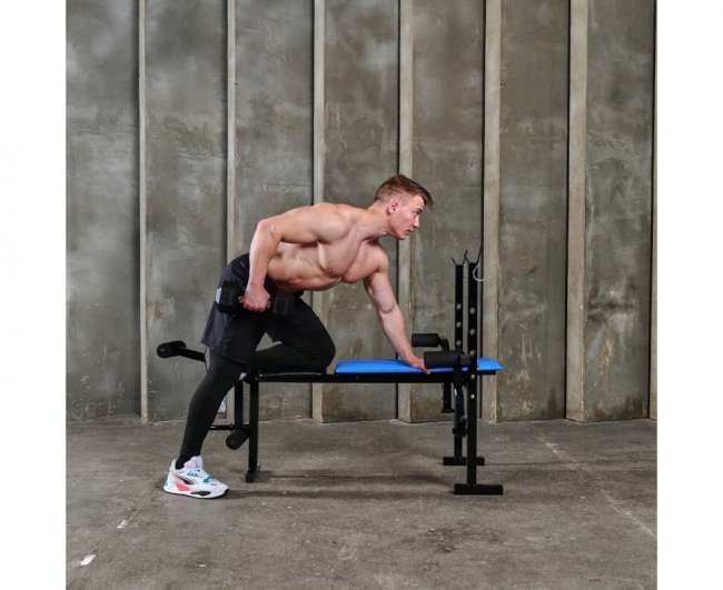 Скамья со стойками под штангу DFC Fytter BEW03X