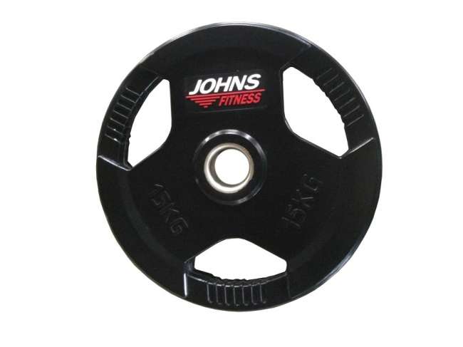 Диски обрезиненные Johns с тройным хватом 50 мм черные, вес от 1,25 до 25 кг в ассортименте Диски обрезиненные Johns с тройным хватом 50 мм черные, вес от 1,25 до 25 кг в ассортименте
