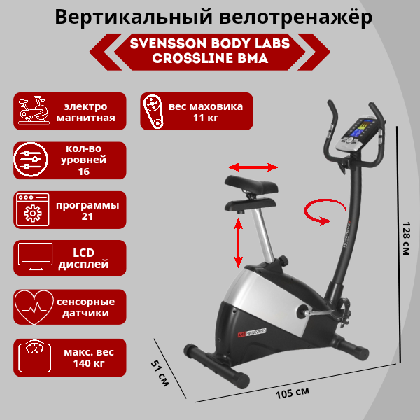 Велотренажер Svensson Body Labs Crossline BMA