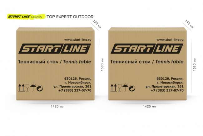 Всепогодный теннисный стол Start Line Top Expert DESIGN Outdoor 6 мм